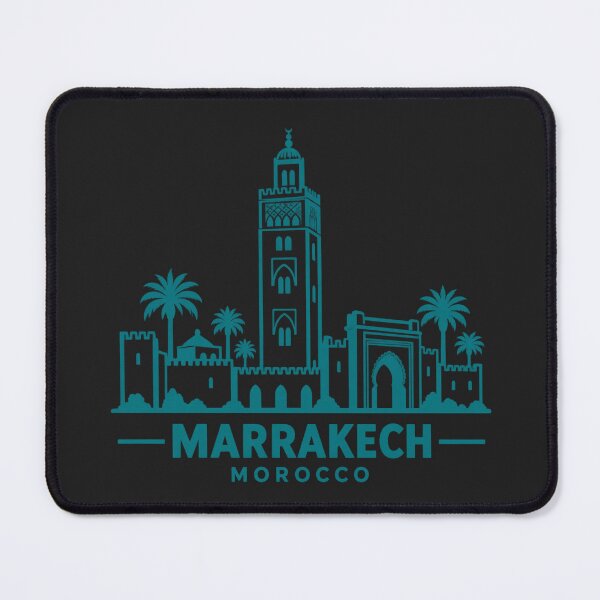 Item preview, Marrakech Morocco Line Art Skyline Poster designed and sold by CMYKStudio.
