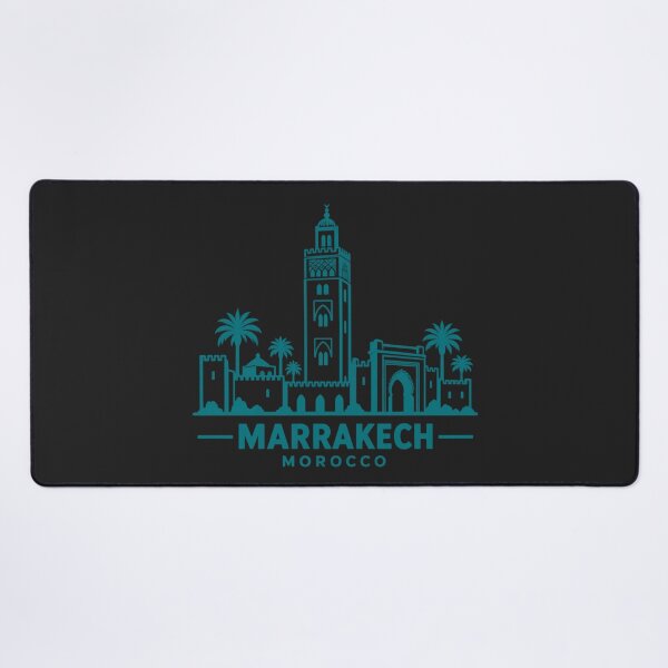 Item preview, Marrakech Morocco Line Art Skyline Poster designed and sold by CMYKStudio.