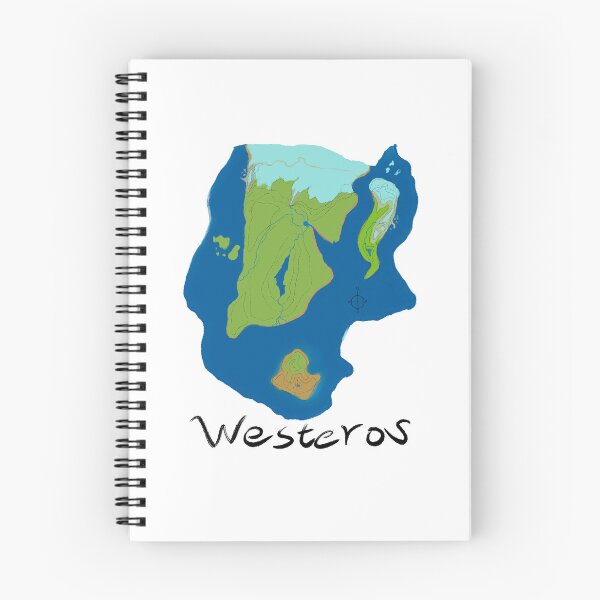Item preview, Westeros topographical map  designed and sold by LartistM.