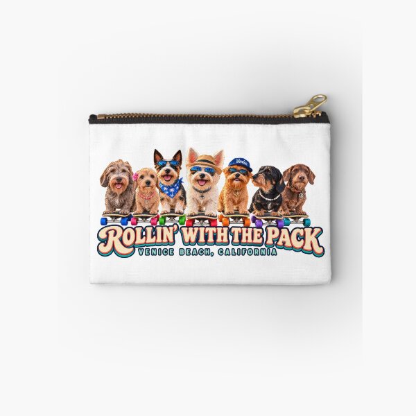 Item preview, Rollin’ With the Pack – Venice Beach Skate Dogs designed and sold by Russell Thorne.