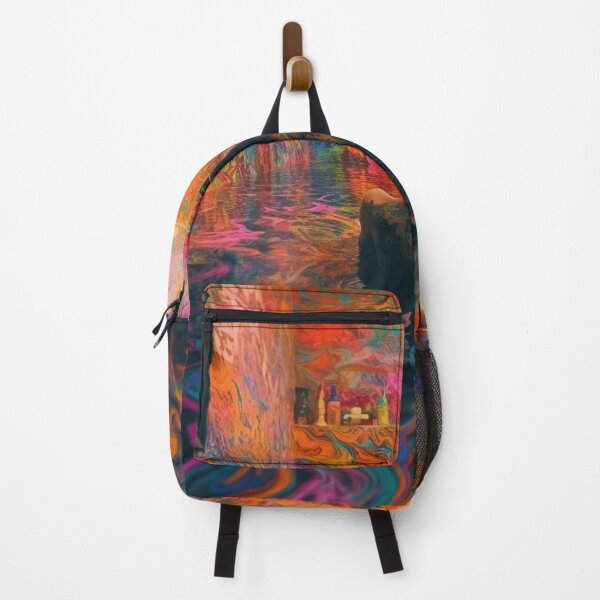 Item preview, Man Submerged in a Flooded Rainbow Bathroom designed and sold by MongLongStudio.