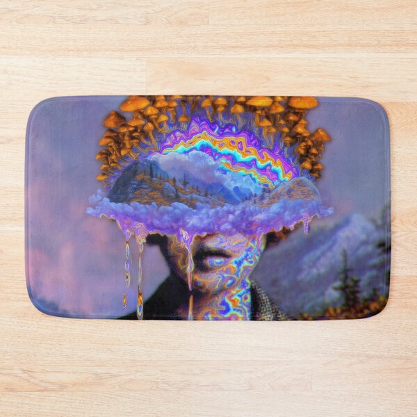 Item preview, Deep Dive Into Mushroom Psychedelic Portrait designed and sold by MongLongStudio.