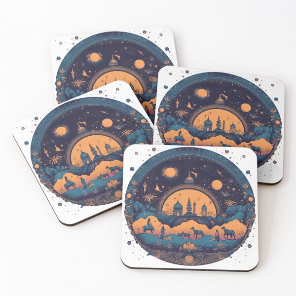 Item preview,  Arabian Moonlight - A Stunning and Enchanting Artwork on Redbubble designed and sold by Alphakenon.