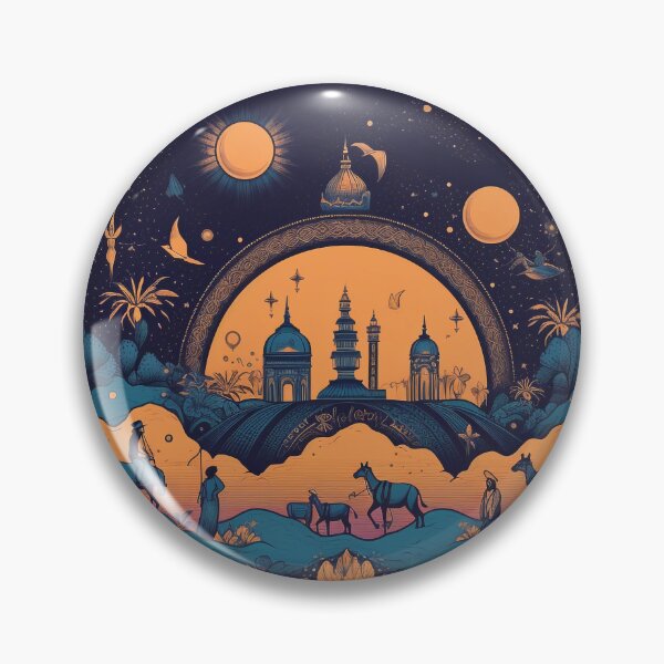 Item preview,  Arabian Moonlight - A Stunning and Enchanting Artwork on Redbubble designed and sold by Alphakenon.