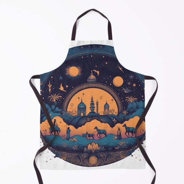 Item preview, Arabian Moonlight - A Stunning and Enchanting Artwork on Redbubble designed and sold by Alphakenon.