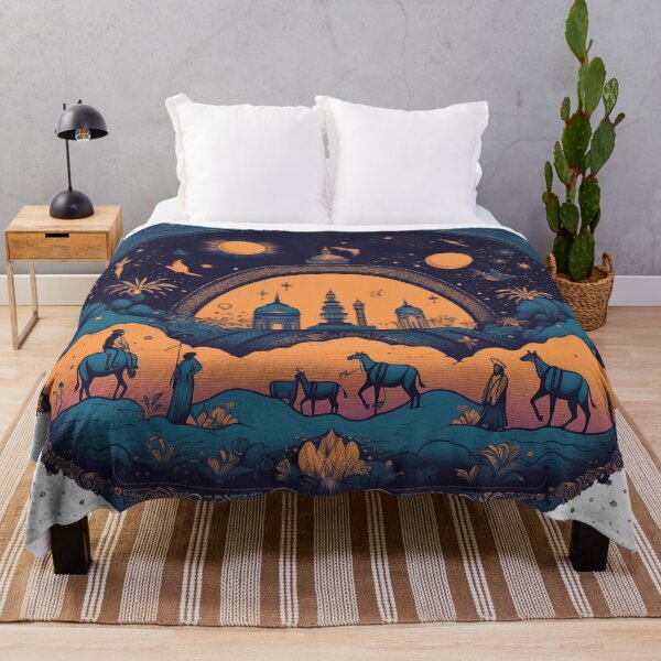 Item preview, Arabian Moonlight - A Stunning and Enchanting Artwork on Redbubble designed and sold by Alphakenon.