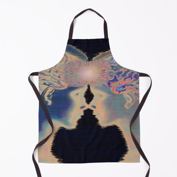 Item preview, Connected Two Minds Psychedelic Silhouette Art designed and sold by MongLongStudio.