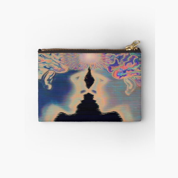 Item preview, Connected Two Minds Psychedelic Silhouette Art designed and sold by MongLongStudio.