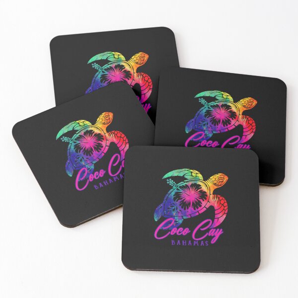 Item preview, Coco Cay Tie Dye Sea Turtle Hibiscus Bahamas Vacat designed and sold by AmyLintzd.