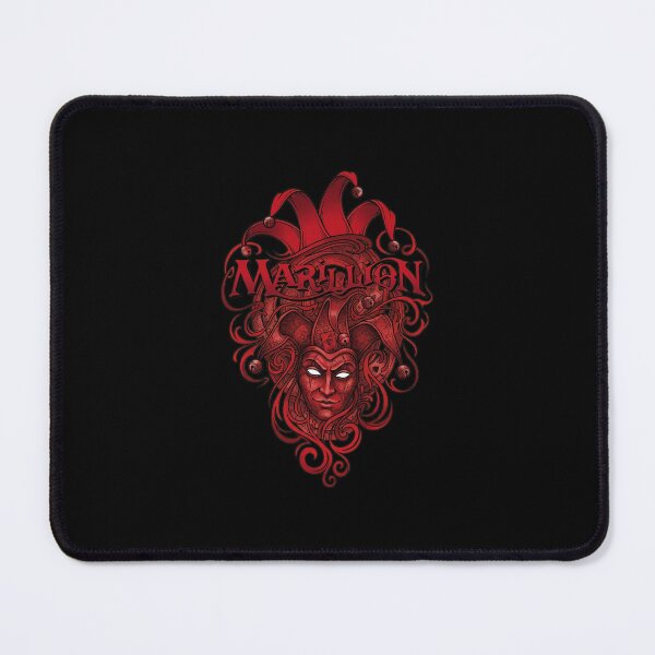 Item preview, Gothic Jester Court Mask Ornate Red Line Art designed and sold by DovieBahringer.