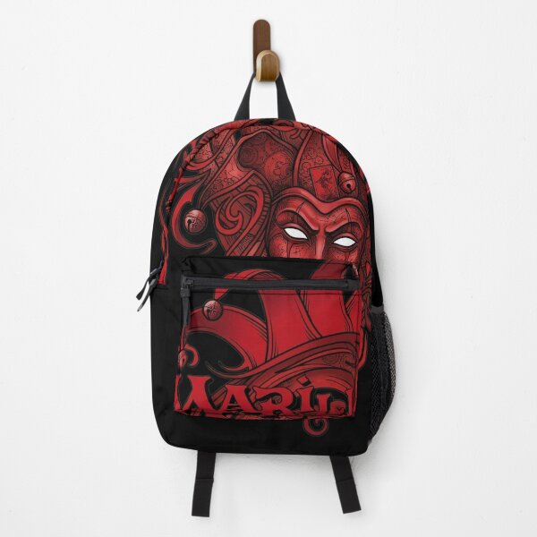 Item preview, Gothic Jester Court Mask Ornate Red Line Art designed and sold by DovieBahringer.