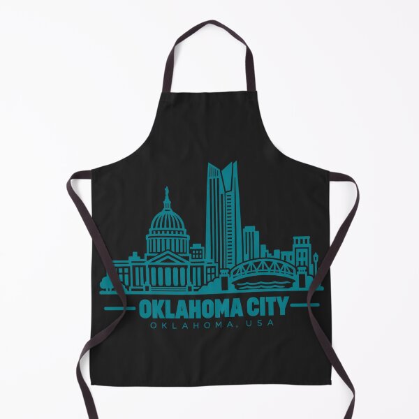 Item preview, Oklahoma City Oklahoma USA Line Art Skyline Poster designed and sold by CMYKStudio.