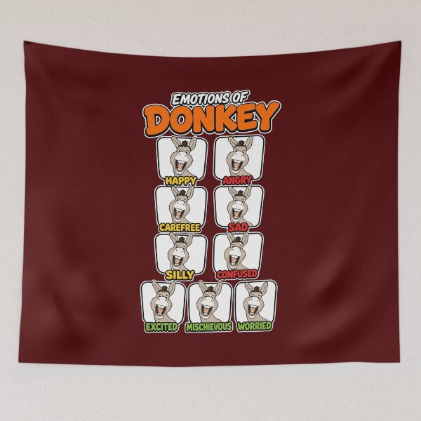 Item preview, Many Moods Of A Funny Donkey designed and sold by kameitatsu5222.