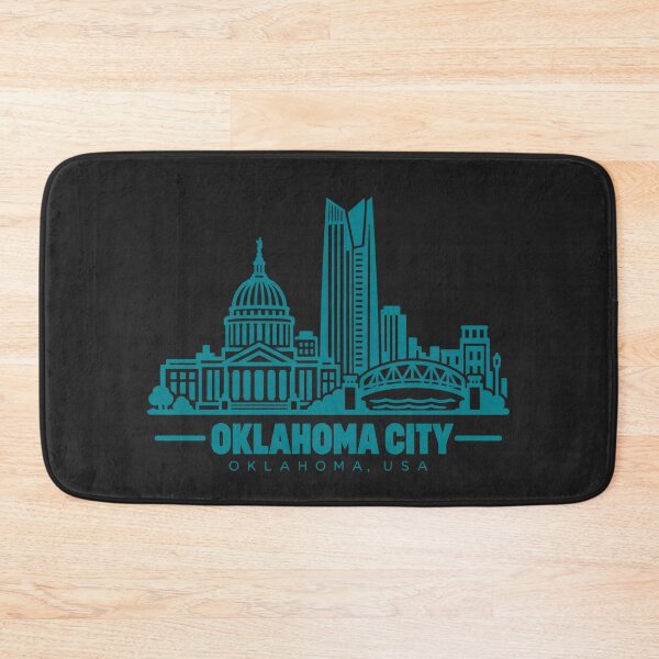 Item preview, Oklahoma City Oklahoma USA Line Art Skyline Poster designed and sold by CMYKStudio.