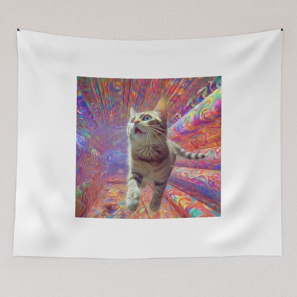 Item preview, Tripping cat designed and sold by MongLongStudio.