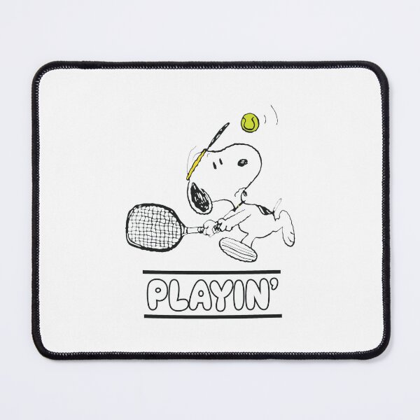 Item preview, Snoopy Playing Tennis Playin' Retro Cartoon Art designed and sold by SADIERMANN.