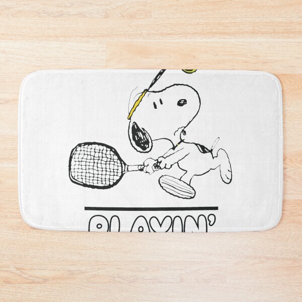 Item preview, Snoopy Playing Tennis Playin' Retro Cartoon Art designed and sold by SADIERMANN.