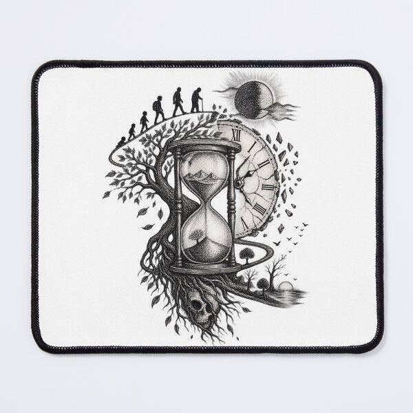 Item preview, The Passage of Time Gothic Surrealist Ink Art designed and sold by optimusprime39.