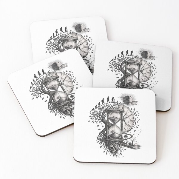 Item preview, The Passage of Time Gothic Surrealist Ink Art designed and sold by optimusprime39.