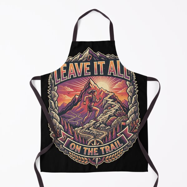 Item preview, Leave It All On The Trail Mountain Runner Art designed and sold by SADIERMANN.