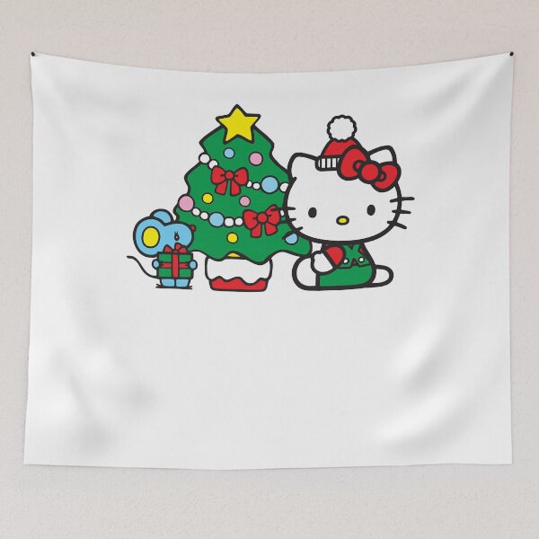 Item preview, Funny Gift For Hello Kitty Christmas Tree  designed and sold by PallabRoy009.