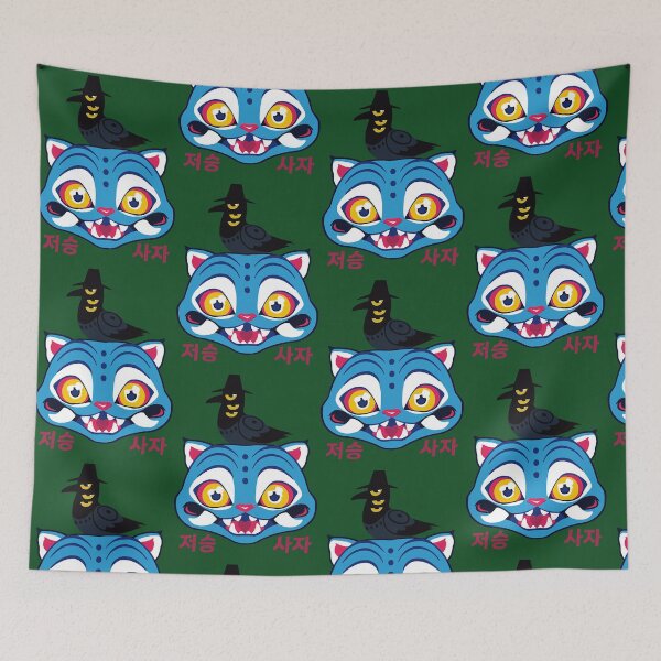 Item preview, Jinu'S Blue Derpy Tiger And  Sussie The Magpie designed and sold by JeweliciousUS.