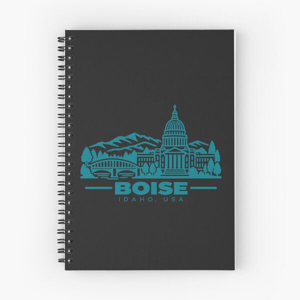 Item preview, Boise Idaho USA Line Art Skyline Poster designed and sold by CMYKStudio.