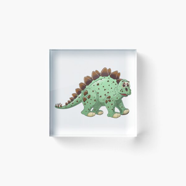 Item preview, Mint Chocolate Chip Stegosaurus dinosaur cartoon designed and sold by Scott Hayes.