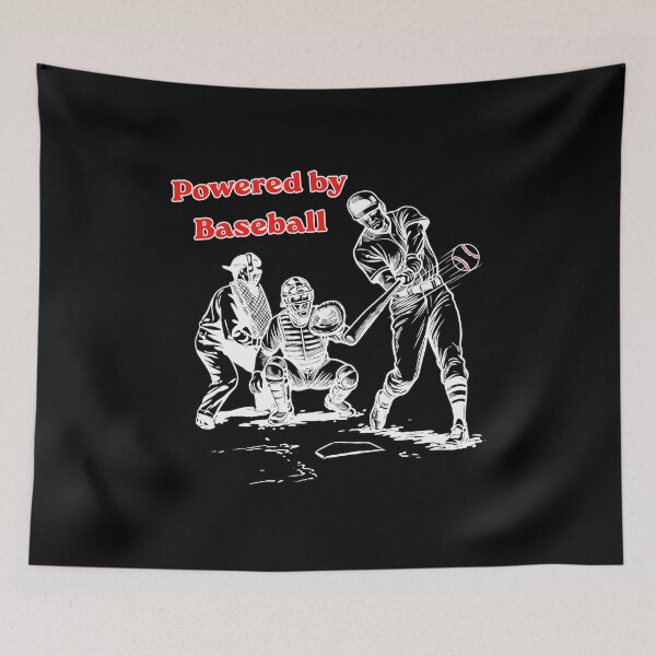 Item preview, Powered by Baseball Retro Sports Art designed and sold by SADIERMANN.