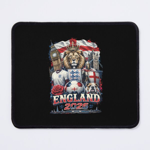 Item preview, England Lion Knight Soccer Rose Bulldog Flag 2026 Art designed and sold by SADIERMANN.