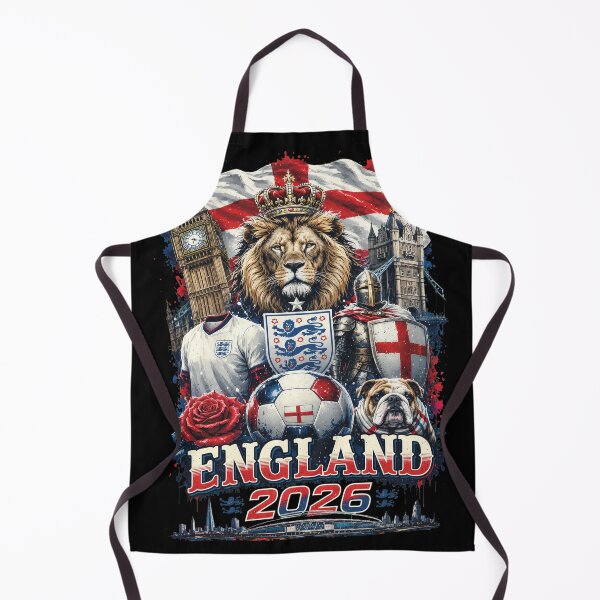 Item preview, England Lion Knight Soccer Rose Bulldog Flag 2026 Art designed and sold by SADIERMANN.