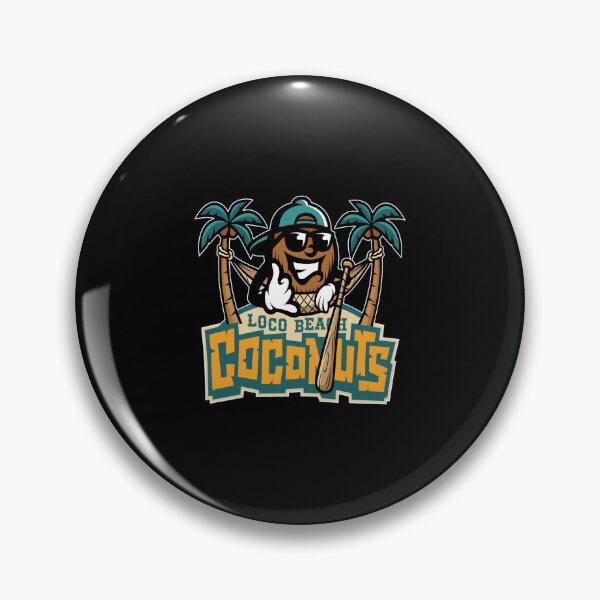 Item preview, Loco Beach Coconuts Retro Cartoon Palm Tree Design designed and sold by SADIERMANN.