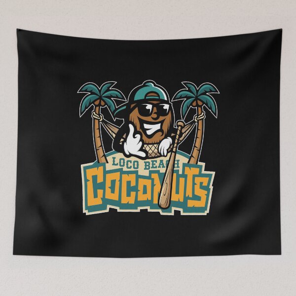 Item preview, Loco Beach Coconuts Retro Cartoon Palm Tree Design designed and sold by SADIERMANN.
