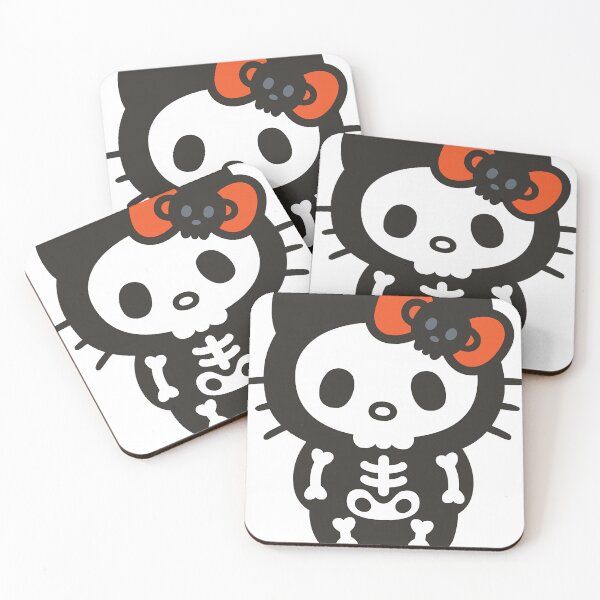 Item preview, Funny Gift Hello Kitty Skeleton Halloween designed and sold by PallabRoy009.
