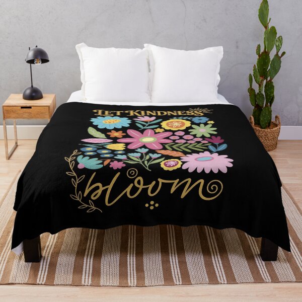 Item preview, Let Kindness Bloom Floral Quote designed and sold by Kaliundt.