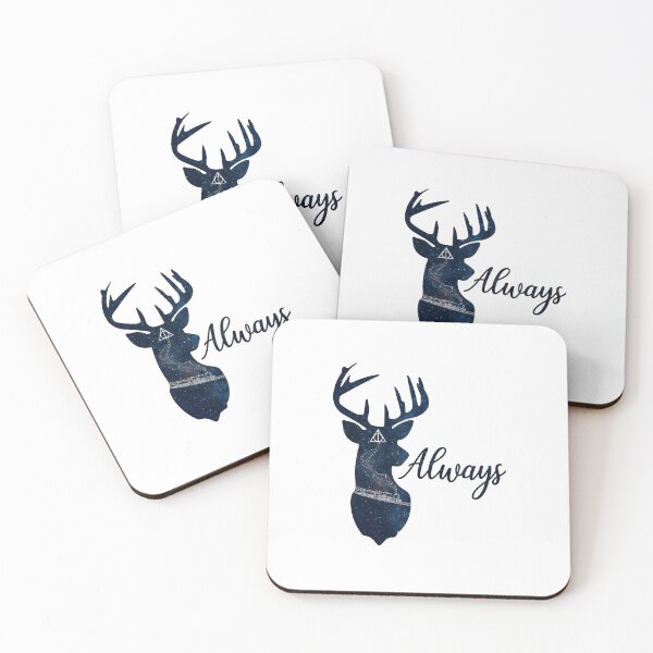 Item preview, Magic Deer Stag Silhouette Starry Galaxy Night Art designed and sold by DovieBahringer.