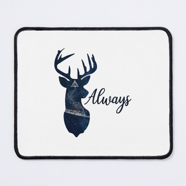 Item preview, Magic Deer Stag Silhouette Starry Galaxy Night Art designed and sold by DovieBahringer.