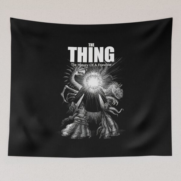 Item preview, Abstract Grotesque Creature Bursting Monochromatic Horror Art -The Thing- designed and sold by Paddelicilios.