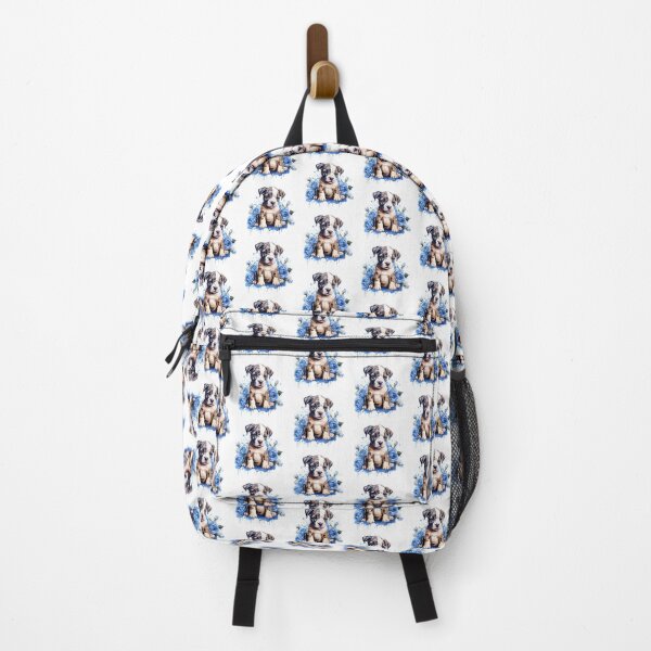 Item preview, Blue Rose Puppy | Elegant Floral Aesthetic Art designed and sold by Mandayartstudio.