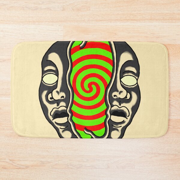 Item preview, Split Head Hypnotic Spiral Art designed and sold by MARCOSURREAL.