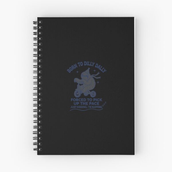 Item preview, Born To Dilly Dally Sloth Tricycle Quote  designed and sold by Kaliundt.