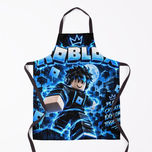 Item preview, Roblox Gamer Blue Neon Gaming Fan Art designed and sold by NBT-NOVA.