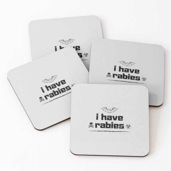 Item preview, I Have Rabies Typographic Quote designed and sold by Kaliundt.