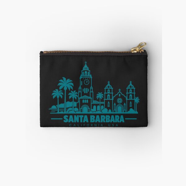 Item preview, Santa Barbara California USA Line Art Skyline Poster designed and sold by CMYKStudio.
