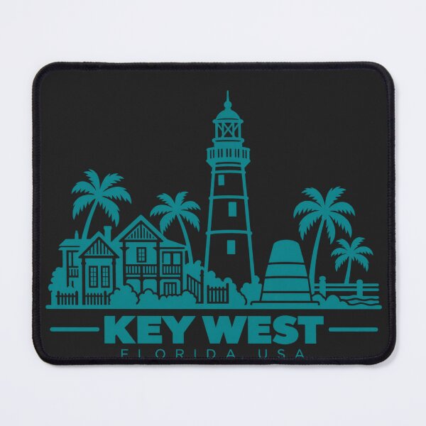 Item preview, Key West Florida USA Line Art Travel Poster designed and sold by CMYKStudio.