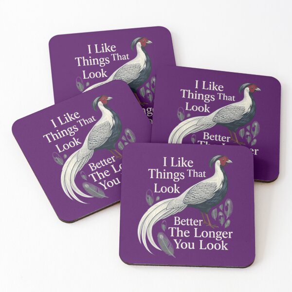 Item preview, Silver Pheasant - I Like Things That Look Better The Longer You Look designed and sold by Max Store.