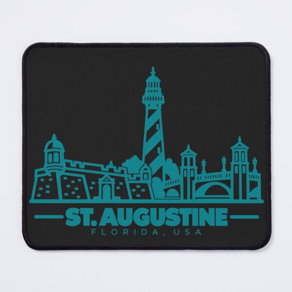 Item preview, St Augustine Florida USA Line Art Landmark Poster designed and sold by CMYKStudio.
