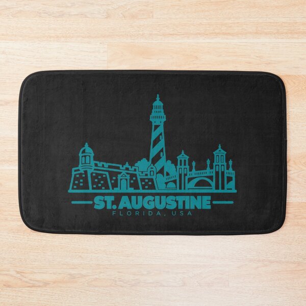 Item preview, St Augustine Florida USA Line Art Landmark Poster designed and sold by CMYKStudio.