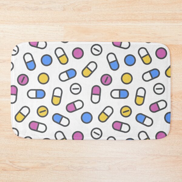 Item preview, Cute Pills and Capsules Pattern designed and sold by OEKAKIYASAN.