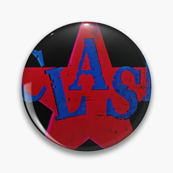 Item preview, The Clash Distressed Offset Star  designed and sold by QueensJunction.